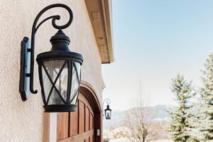outdoor lighting installation
