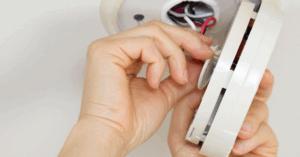 electrical home maintenance - replacing smoke alarm